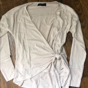 Abercrombie & Fitch Medium Tie-Front Sweater